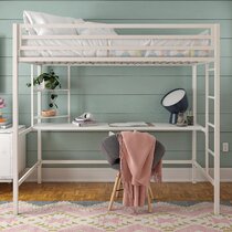 Full size best sale loft bed wayfair